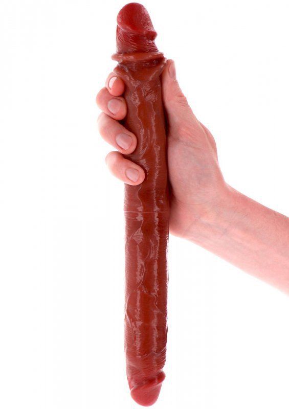 Silicone Foreskin D-Dong 35 cm Caramel skin tone