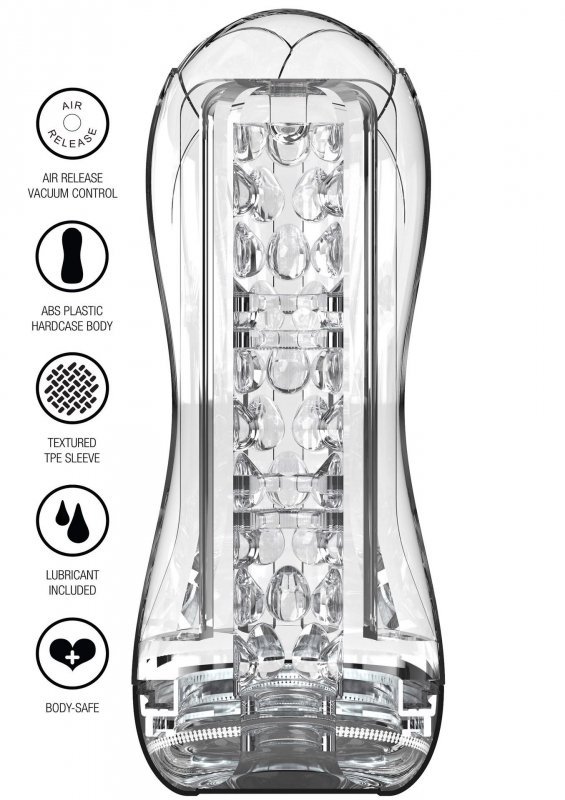 Big Clear Blast Vacuum Stroker Transparent
