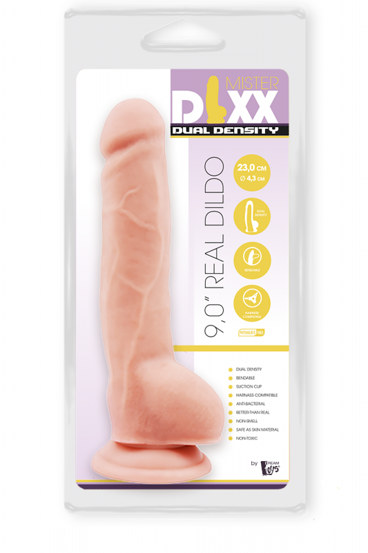 Dream Toys MR. DIXX 9INCH DUAL DENSITY DILDO - dildo (cielisty