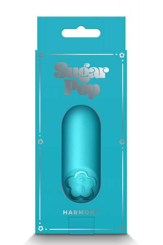 Ns Novelties SUGAR POP HARMONY TEAL - mini wibrator (niebieski)