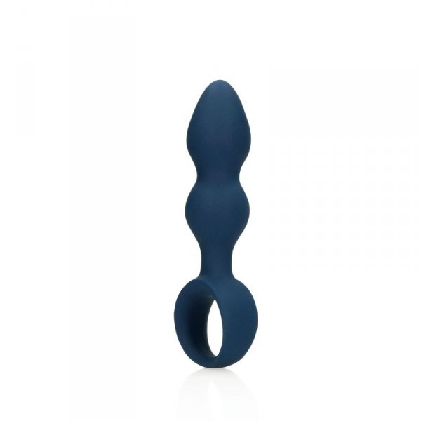 Teardrop Shaped Anal Plug - Large - Baltic Blue