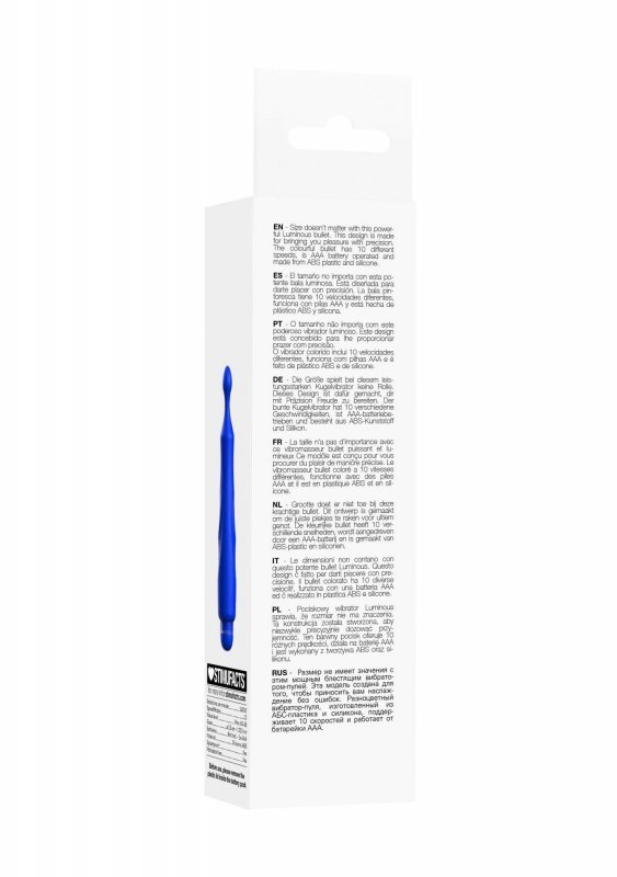 Dido - ABS Bullet With Sleeve - 10-Speeds - Royal Blue