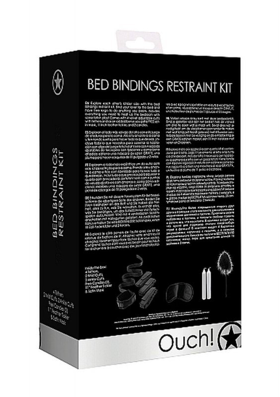 Bed Bindings Restraint Kit - Black