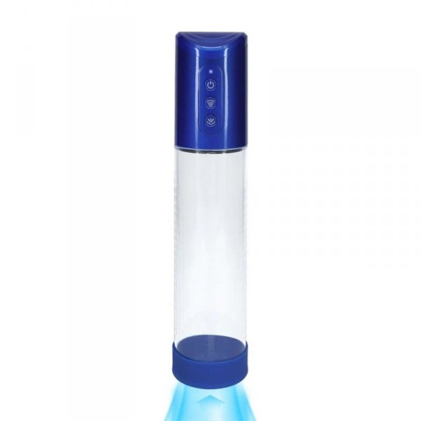HyperPump - Rechargeable Penis Pump - Metallic Blue