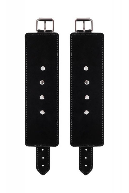 Anonymo handcuffs, PU leather, black