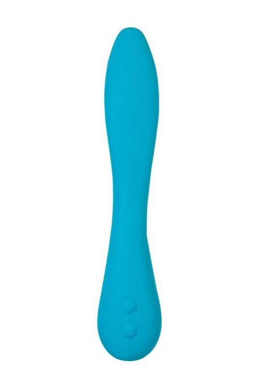 Multifunctional vibrator L&#039;Eroina Cycla, silicone, blue, 20 cm