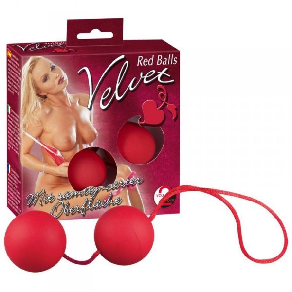 Kulki-Velvet Red Balls