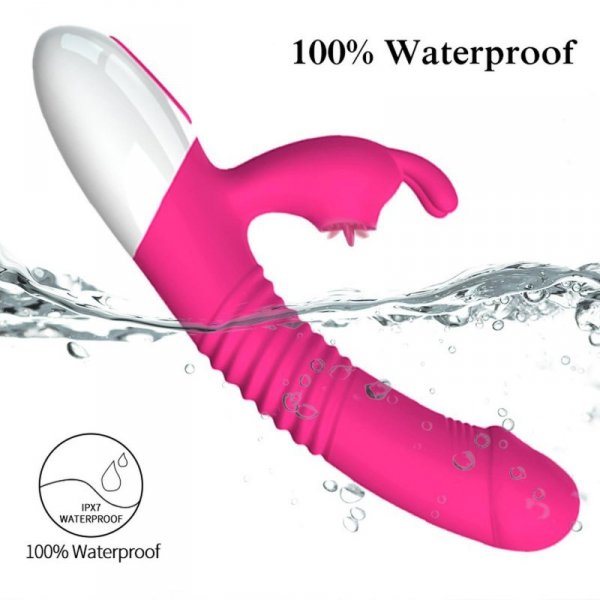 Rabbit Vibrator,7 Powerful Licking and Thrusting Modes
