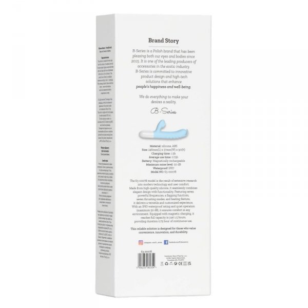 Silicone Vibrator 7 Powerful Modes - 
Flapping and 7 Thrusting
Heating