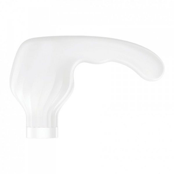 Satisfyer Double Wand-er - masażer z wymienną nasadką (biały)