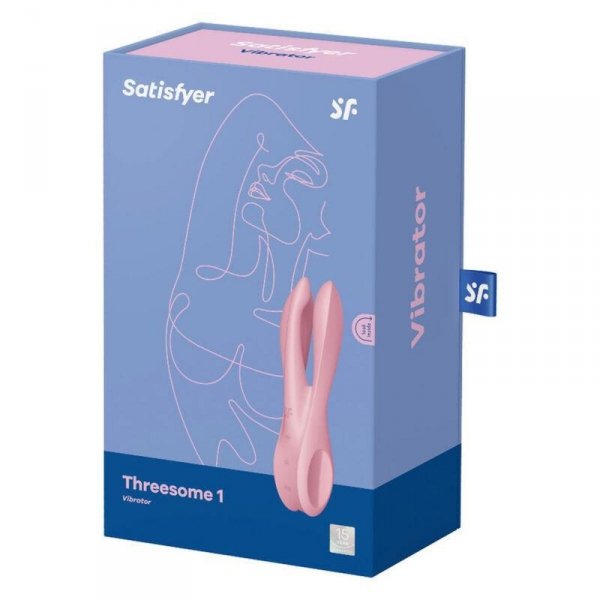 Satisfyer Threesome 1 pink - masażer łechtaczki (różowy)