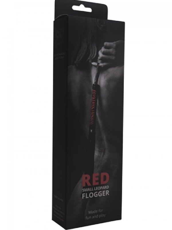 Red Small Leopard Flogger