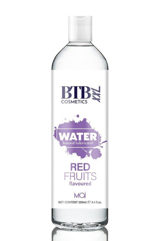 BTB WATER BASED FLAVORED RED FRUITS LUBRICANT 250ML