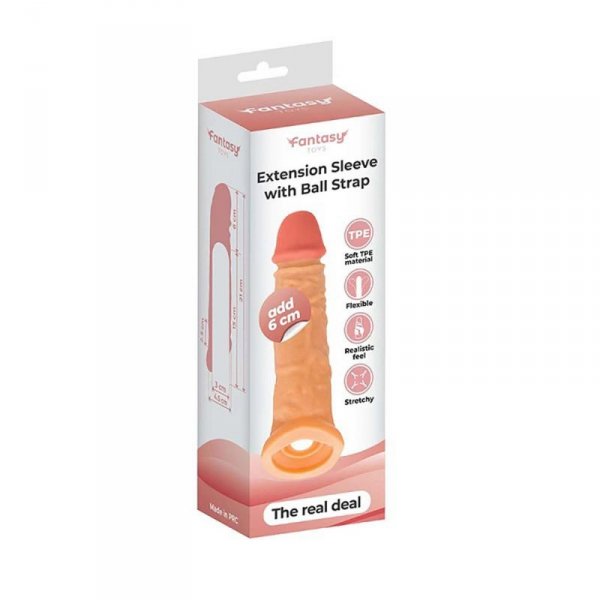 Extension sleeve with a ball strap - 21cm
