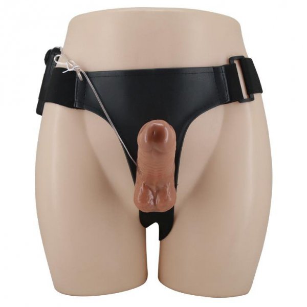 BAILE- Ultra Passionate Harness Dual Penis 6,2&#039;&#039;