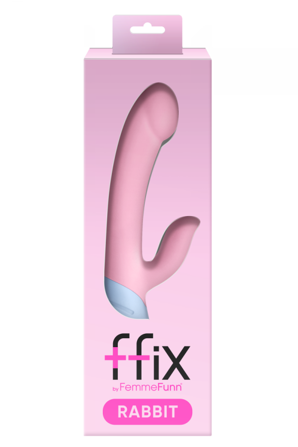 FEMMEFUNN FFIX RABBIT PINK - wibrator króliczek (różowy-niebieski)