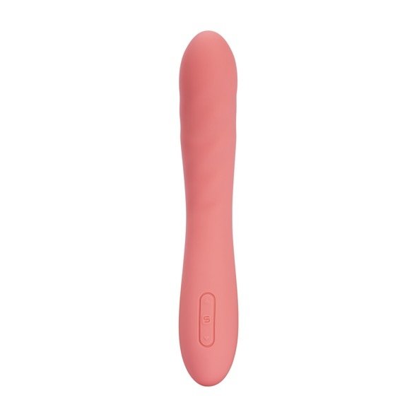 Svakom - Ava Neo Interactive Thrusting Vibrator Peach - wibrator (brzoskwiniowy)