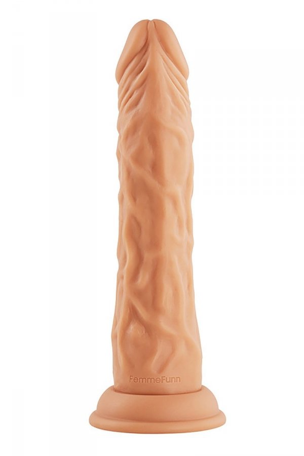 FEMMEFUNN WIRELESS TURBO SHAFT NUDE - dildo z wibracjami (cielisty)