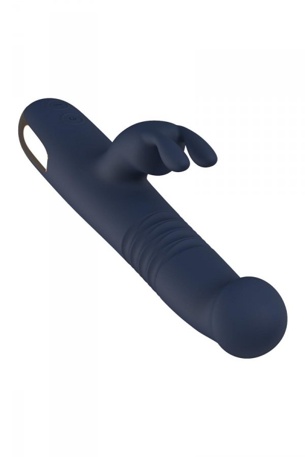 Dream Toys Goddess Collection Phaedra Up And Down Duo Vibrator - wibrator króliczek (niebieski)