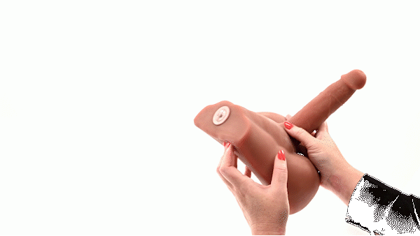 Evolved Torso Easy Rider Dark - dildo/pulsator (cielisty)