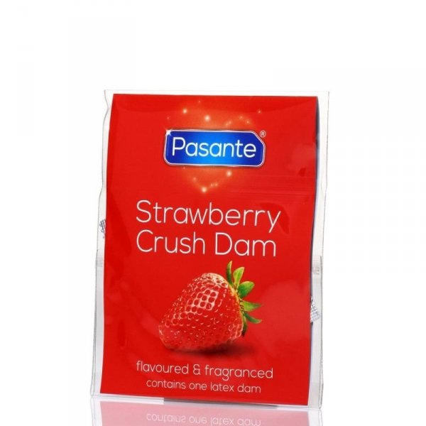 Pasante Strawberry Crush Bulk - Prezerwatywy smakowe (144 szt.)
