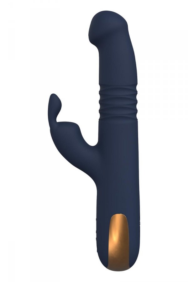 Dream Toys Goddess Collection Phaedra Up And Down Duo Vibrator - wibrator króliczek (niebieski)