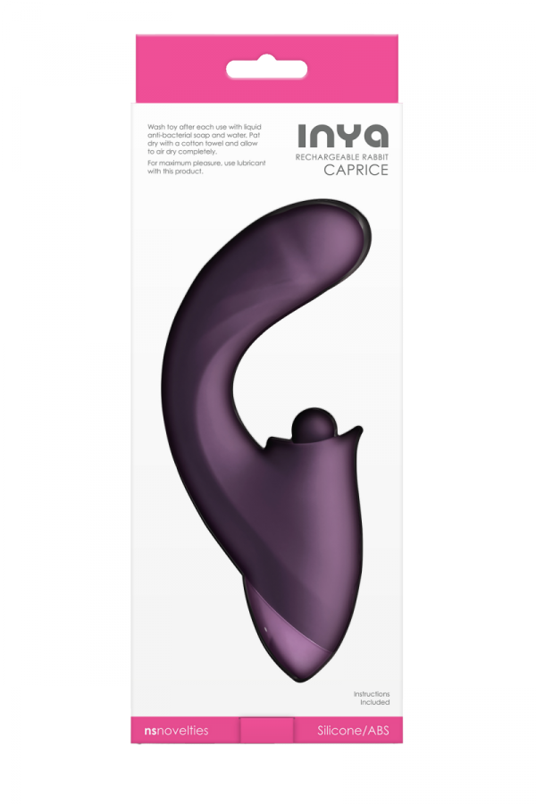 Ns Novelties INYA CAPRICE PURPLE - wibrator króliczek (fioletowy)