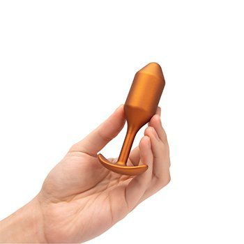 B-Vibe korek analny Snug Plug 2 Limited Edition Sunburst - korek analny (miedziany) 