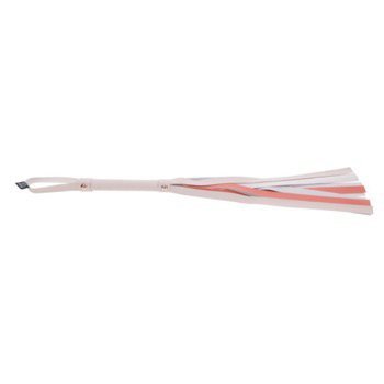 Sportsheets S&amp;M Peaches ‘n CreaMe Stripe Flogger Cream &amp; Orange  (pudrowy róż)