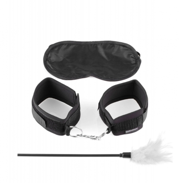 Zestaw Pipedream Fetish Series Sensual Seduction Kit - (czarny)