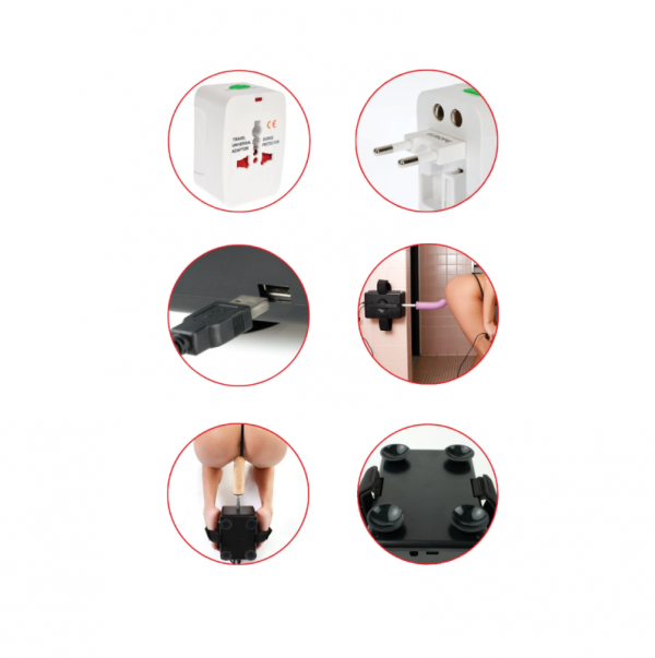 Pipedream Fetish Fantasy Series Portable Sex Machine - sex maszyna (czarny)
