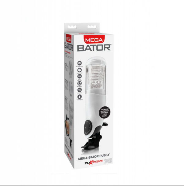 Pipedream PDX Extreme Mega-Bator Pussy White  - masturbator (biały)