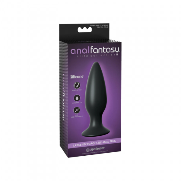 Anal Fantasy Korek Analny Elite  Large Rechargeable Anal Plug - korek analny (czarny)