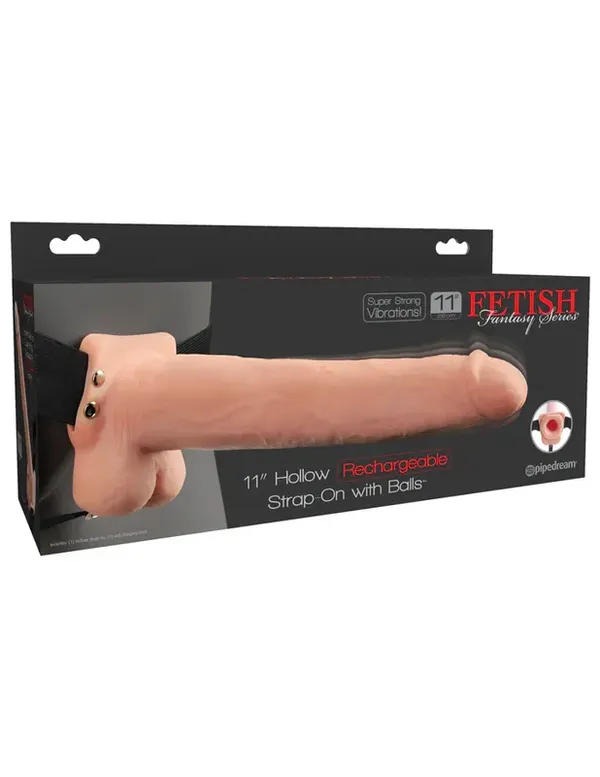 Fetish Fantasy Strap-on Series  11&quot; Hollow Strap-on Light - strap- on (cielisty)
