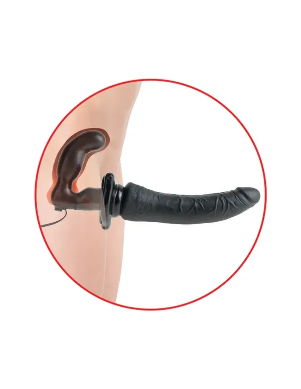 Fetish Fantasy Series  Deluxe Vibrating Penetrix Strap-On Black (czarny)