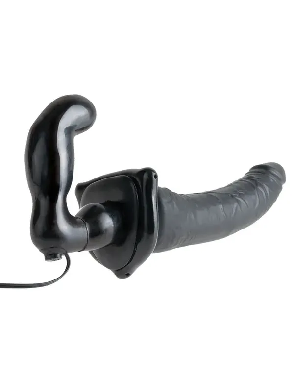 Fetish Fantasy Series  Deluxe Vibrating Penetrix Strap-On Black (czarny)