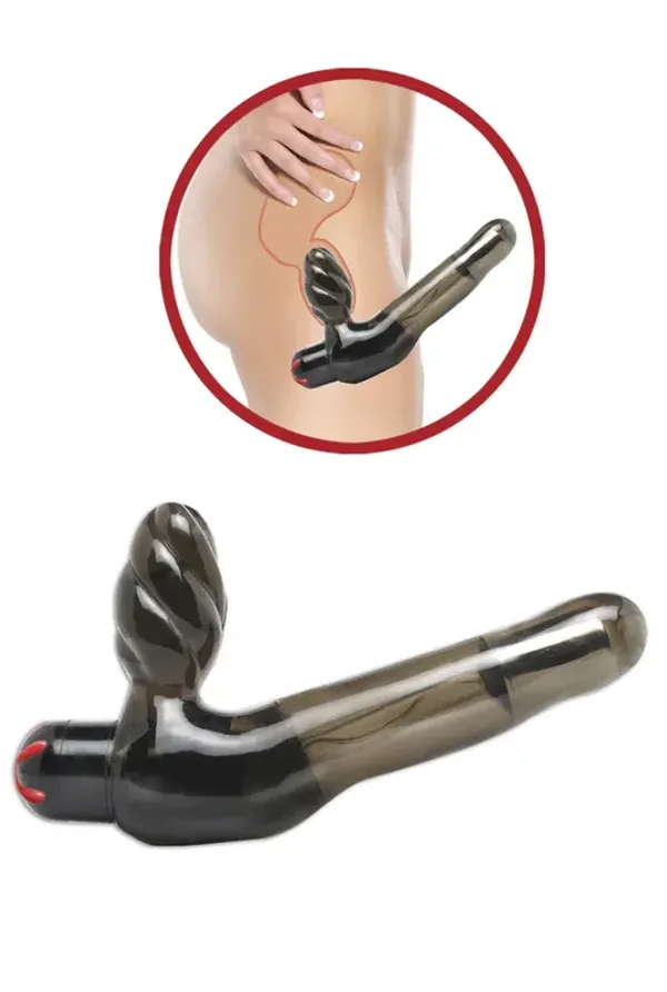 Fetish Fantasy Series  Vibrating Strapless Strap-On Smoke (smoczy)