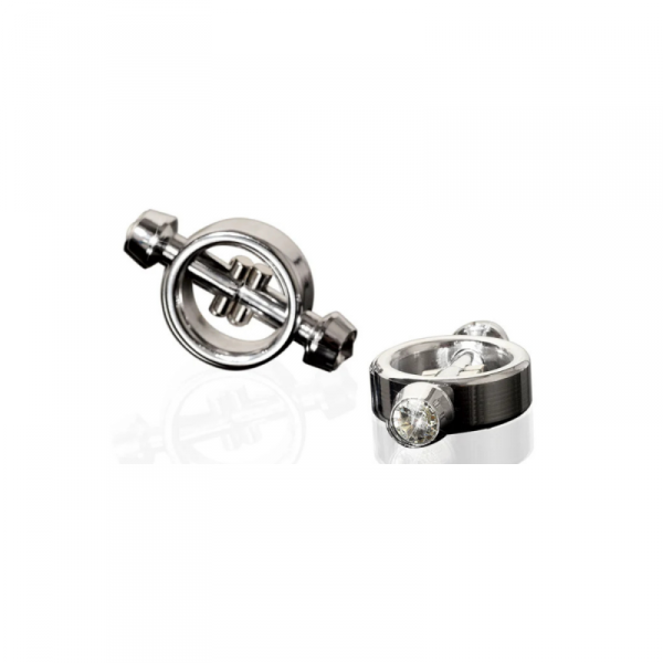 Metal Worx Pierścienie na Sutki Magnetic Nipple Clamps - zaciski na sutki (srebrny)