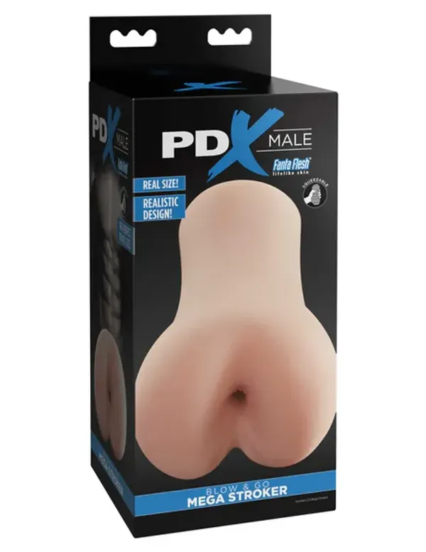 PDX Male Masturbator Blow &amp; Go Mega Stroker Light  masturbator (cielisty) 