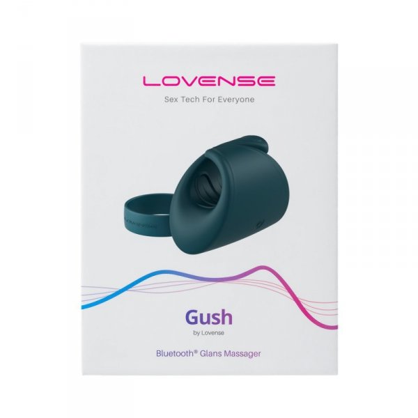 Masturbator Lovense Gush - wibrujący masturbator męski (zielony)