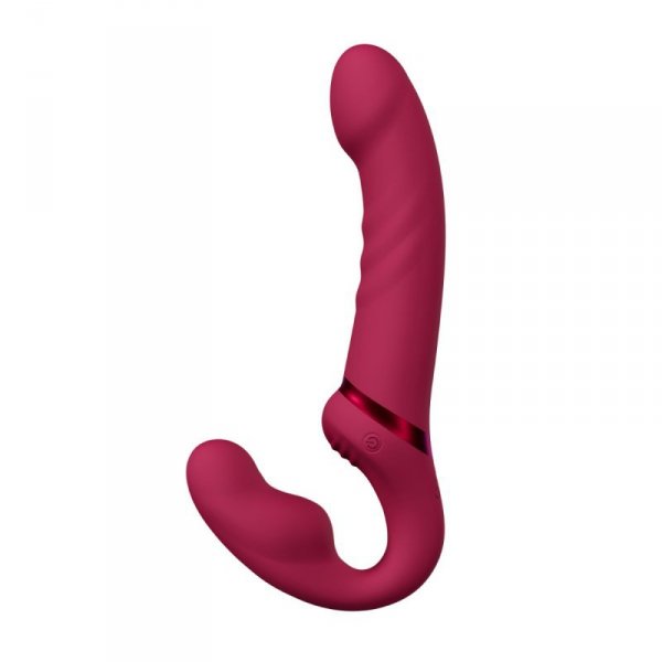 Lovense Lapis - podwójny strap-on (czerwony)