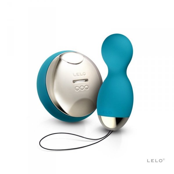 LELO Hula Beads - Wibrujące Jajko (oceaniczny błękit)