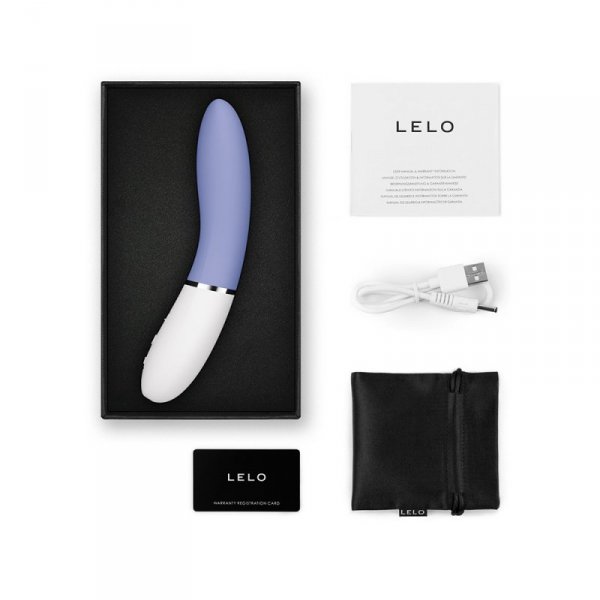 Lelo wibrator punku G Liv 3 Powder Blue - wibrator (pudrowy niebieski