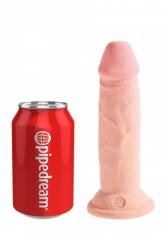 King Cock dildo - Plus 6'' Triple Density Cock sztuczny penis (cielisty)