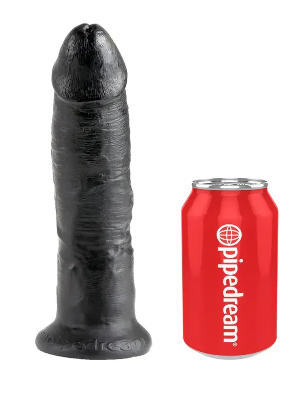 King Cock Strap on Harness with 9&quot; Cock Black - strap-on z dildem (czarny)