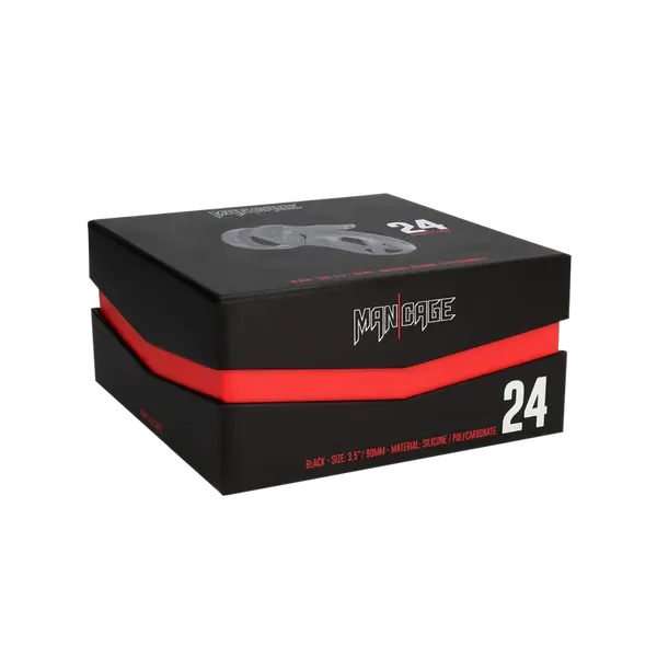 ManCage pas cnoty Model 24 Chastity Cage 9 cm Black (czarny)
