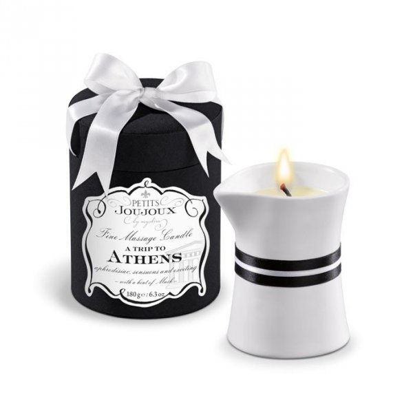 Petits Joujoux Fine Massage Candles A trip to Athens (duża) - świeca do masażu (piżmo i paczula)