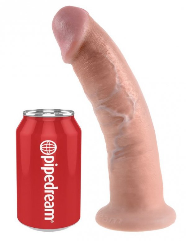 King Cock duże dildo - 9'' Cock sztuczny penis (cielisty)