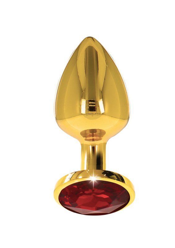 Taboom Butt Plug With Diamond Jewel Gold M - korek analny (złoty)