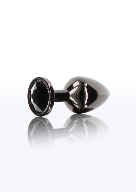 Taboom Butt Plug With Diamond Jewel Silver M -  korek analny (srebrny)